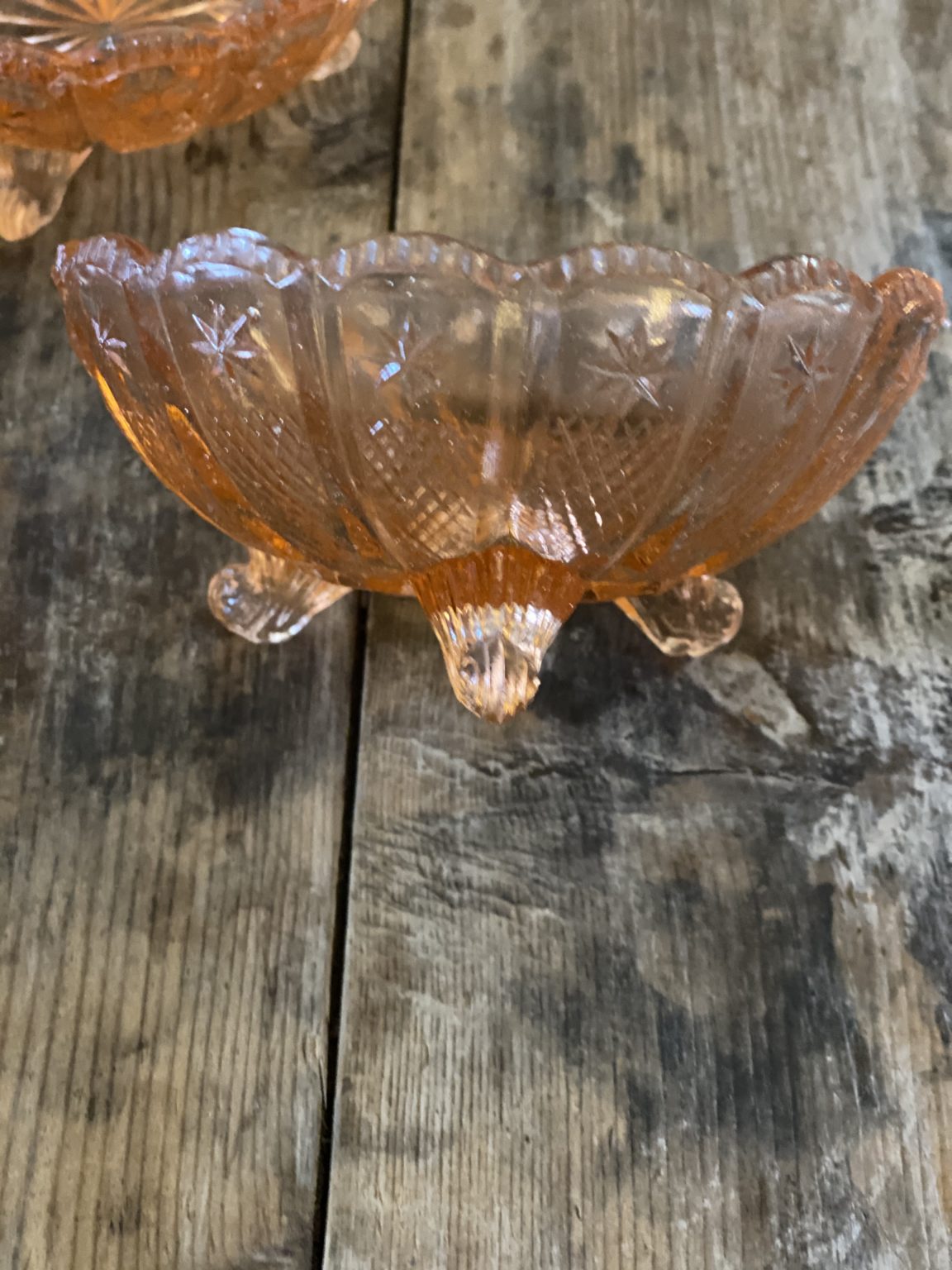 Vintage Pressed Glass Dessert Bowls Grace Jenkins Home