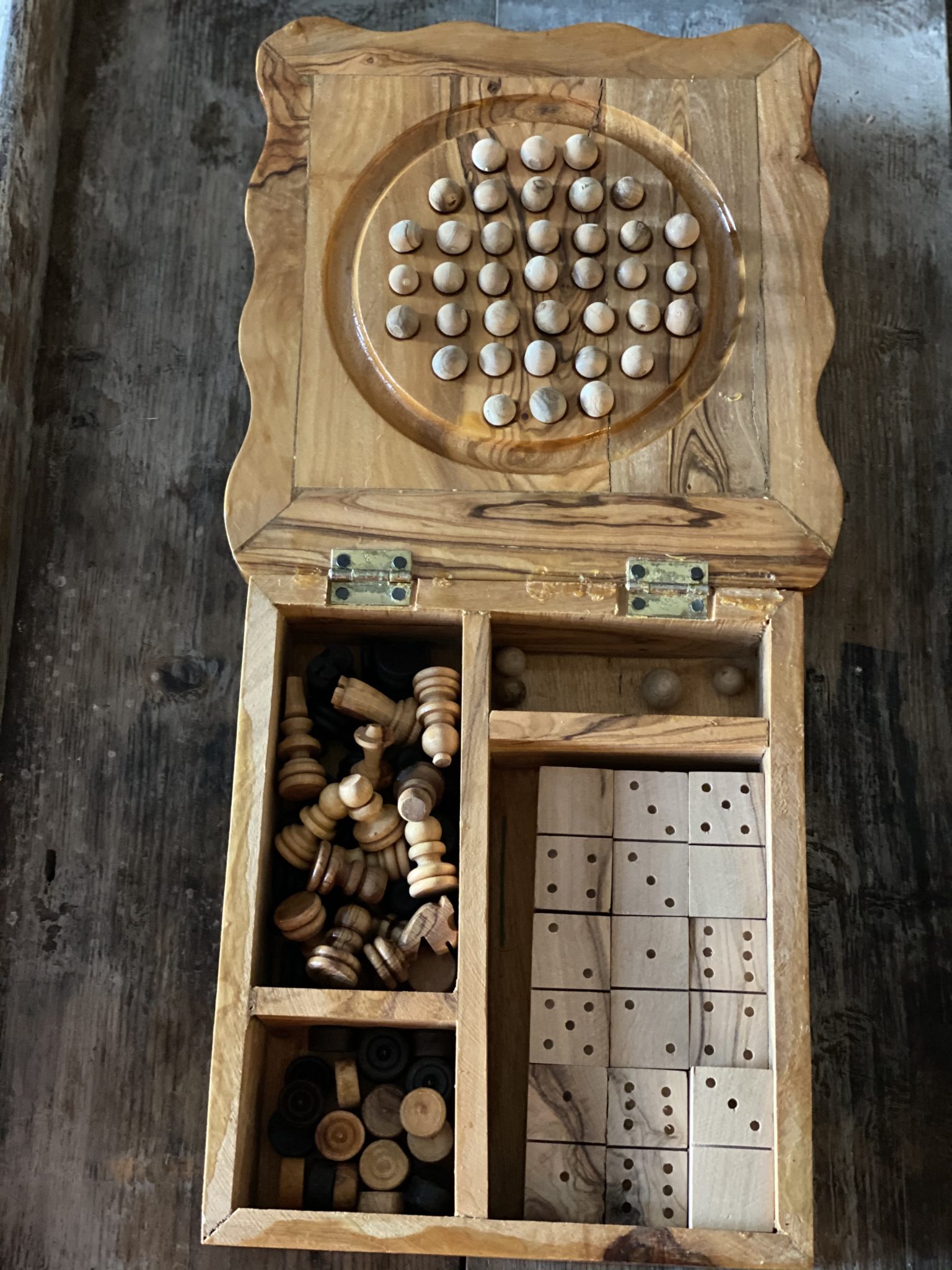 Vintage Handmade Wooden Games Compendium Grace Jenkins Home